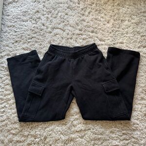 TNA Cozy Fleece Black Pants